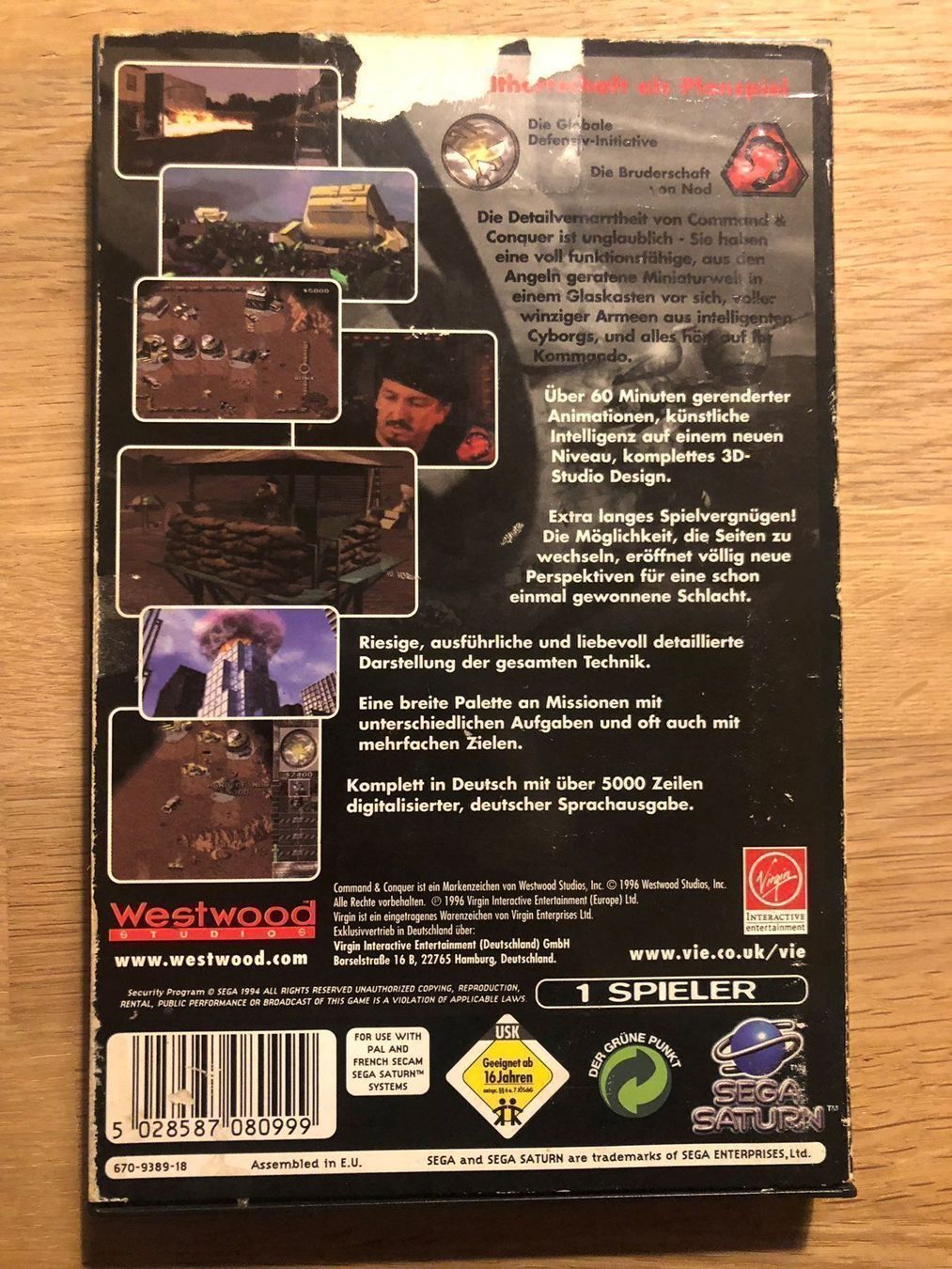 Sega Jeux: Command & Conquer für Sega Saturn – D'occasion à Kestenholz par Inna09 1