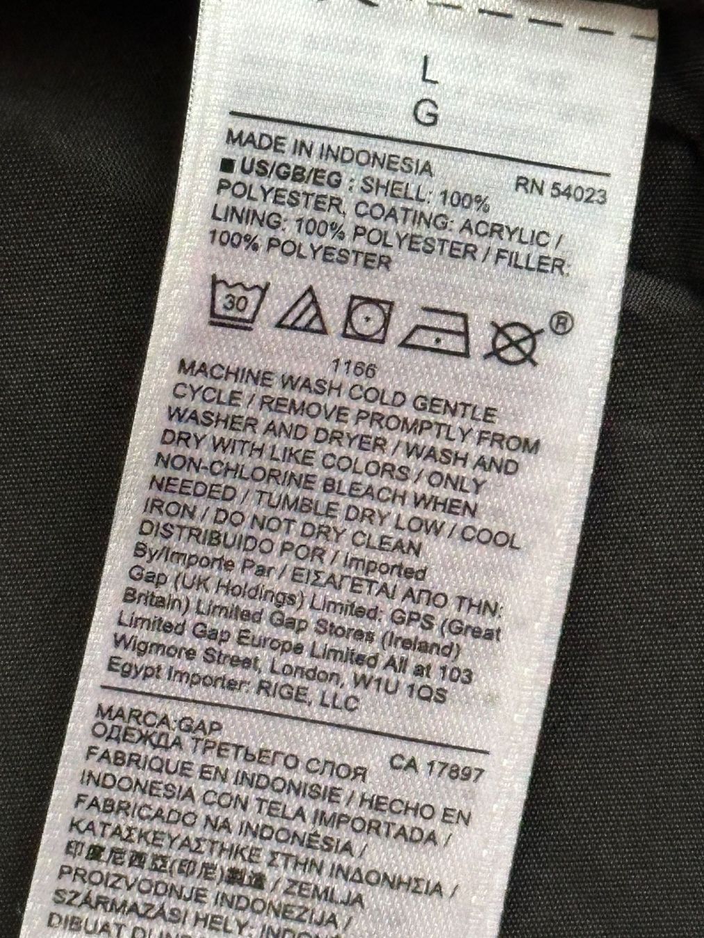 Gap Gilet & Giacche senza maniche: GAP Weste Damen schwarz Grösse L – Usato da Bülach venduto da Jubet 3