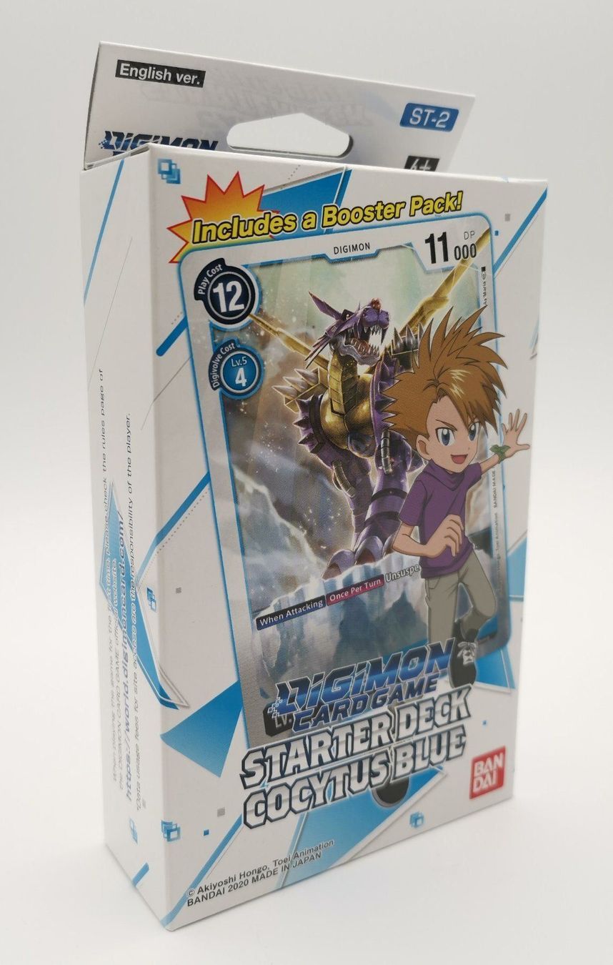 Carte collezionabili: Digimon - Starter Deck Display Cocytus Blue ST-2 / EN – Nuovo e nell'imballaggio originale da Niederglatt ZH venduto da RetroBros 1