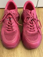Chunky Sneaker mit Glitzer