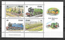 Irland Block 5 Eisenbahn ** 30.1.1984