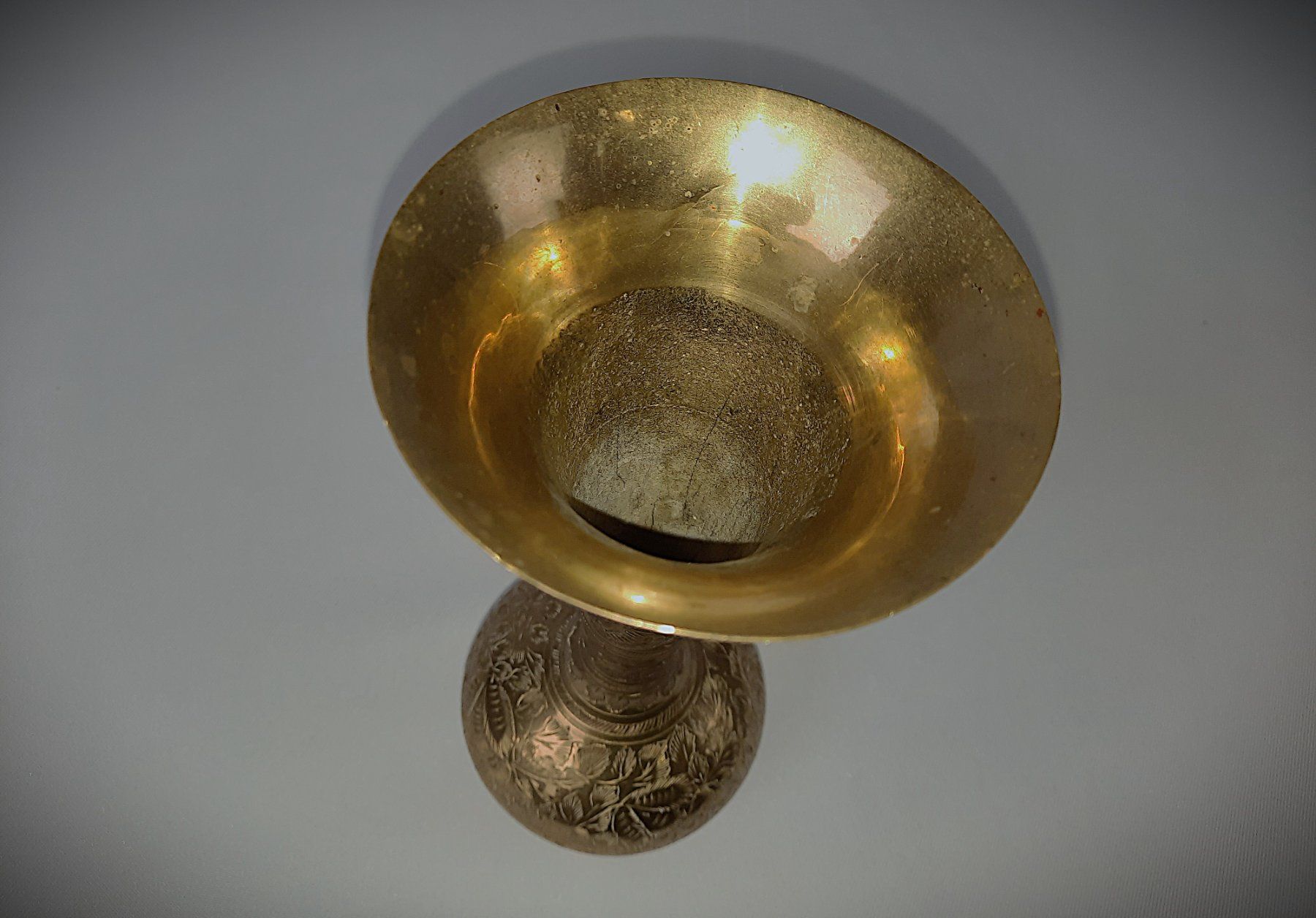 Vasen & Gefässe: Antike Vase aus Messing INDIA Handbearbeitet – Gebraucht aus Beinwil am See von Restwert_Beinwil 5
