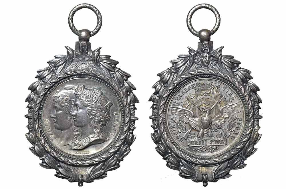 Medaglie: Argentinien, Schützenfest, Medaille 1900 – Usato da Chiasso venduto da Novamarketing