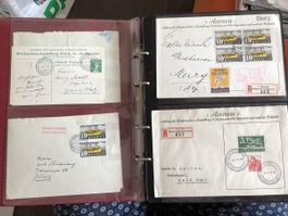 Album BRIEFMARKEN-AUSSTELLUNG ab 1915