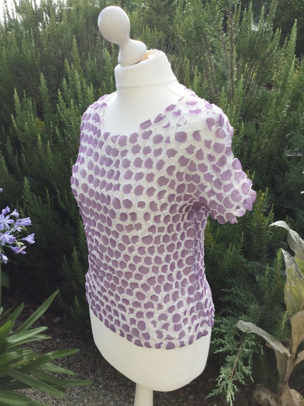 T-shirt: T-shirt mauve extensible NEUF – Nuovo (secondo la descrizione) da Agiez venduto da chouchanelle 2