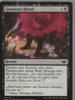 TCG Magic The Gathering MTG De VOW 116 Grausiges Ritual