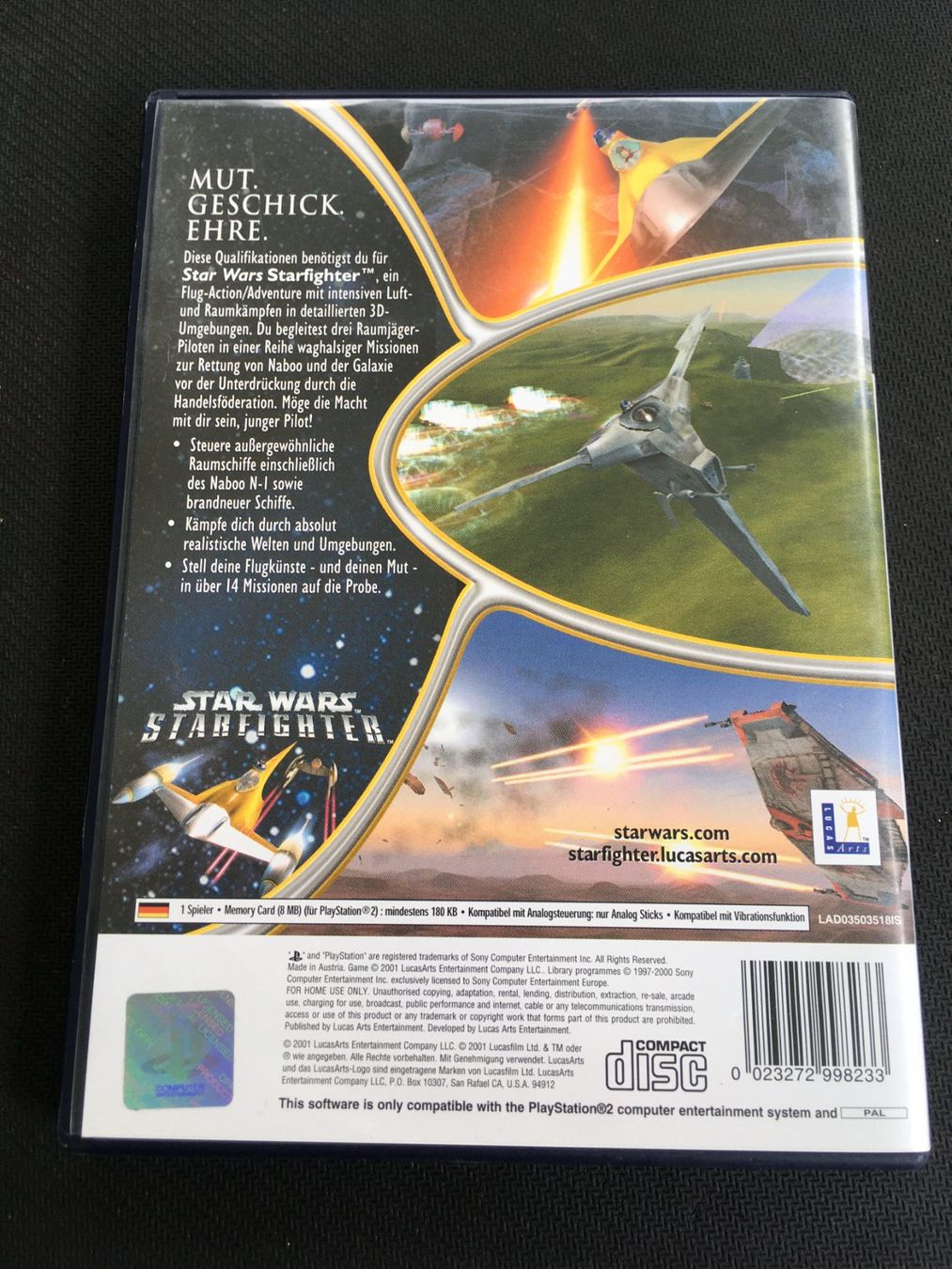 Sony Giochi: Star Wars Starfighter - PS2 Playstation 2 – Usato da St.Gallen venduto da sjosjo 1