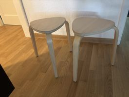 Tabourets KYRRE IKEA bois 2 pcs bon état