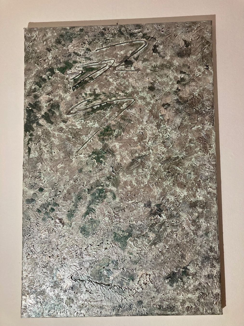 Tableaux: Acrylbild Unikat abstrakte Kunst – Neuf (Voir description) à Wildhaus par cayo 2