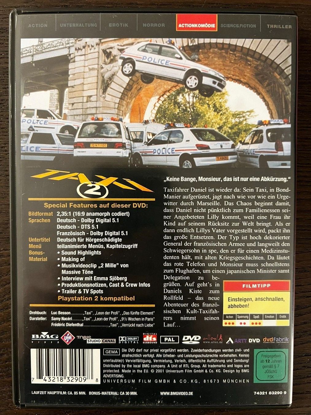 Tutti i DVDs: Taxi 2 – Usato da Zürich venduto da FilmFreunde 1