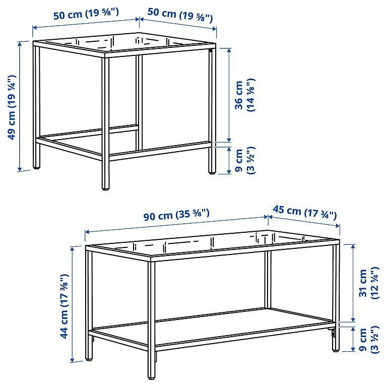 Ikea Tavoli: Tables gigognes IKEA VITTSJÖ – Usato da Nidau venduto da nardocci 1