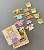 Holzpuzzle-Spielzeug von Eichhorn für Kinder