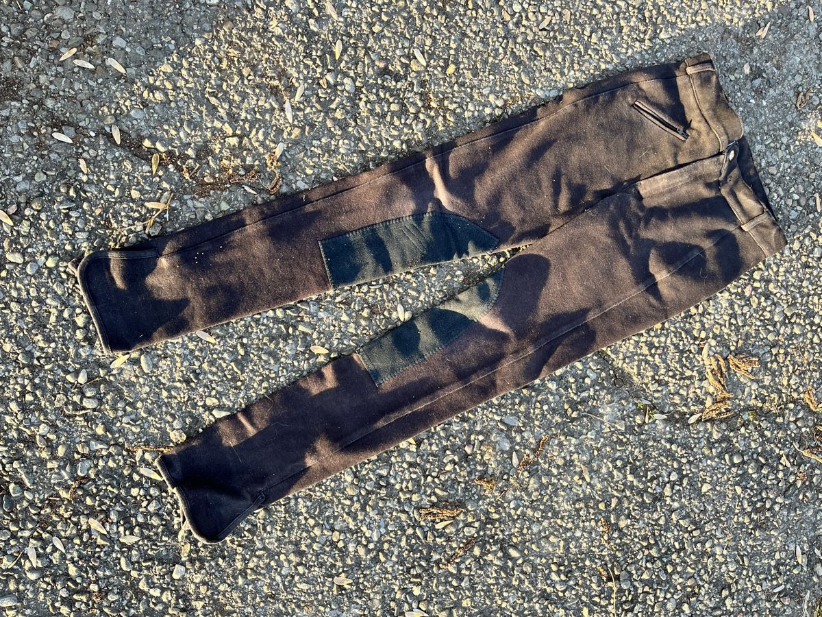 Pantaloni: Reithose Equi-Libre Gr. 164 Vollbesatz schwarz – Usato da Volketswil venduto da knecht78