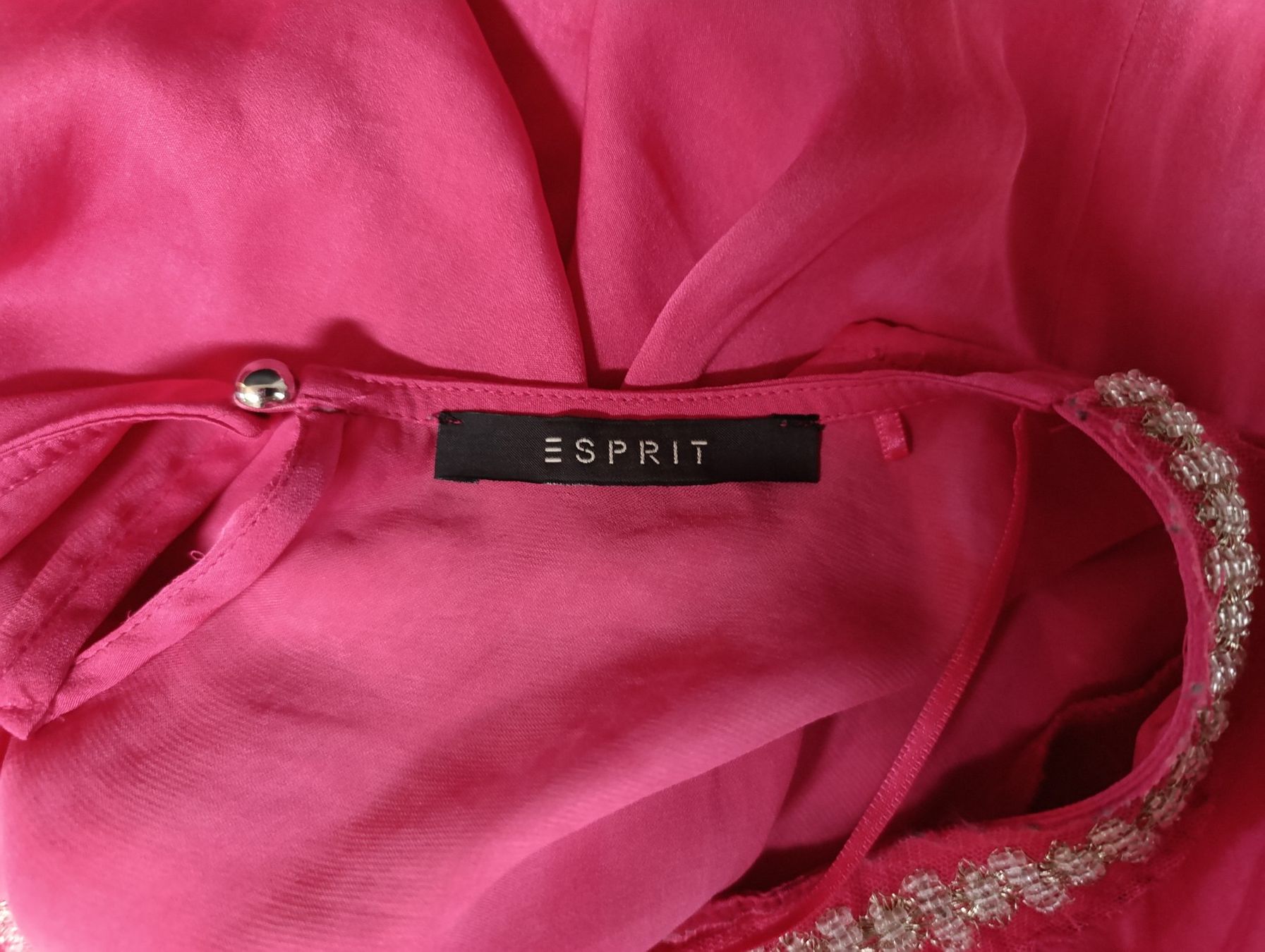 Esprit Camicette: ESPRIT blouse rose avec bouton au dos - Taille 38 – Usato da Thielle venduto da Plusvalue_Neuchatel 2