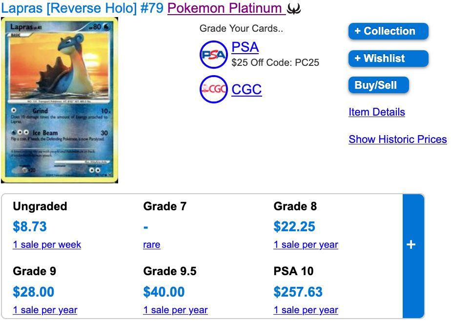 Pokémon Sammelbilder & Trading cards: Lapras Reverse Holo & Common – Gebraucht aus Zürich von PEACECOCOON 3