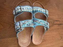 Sommer Sandalen NEUE, NIE GETRAGEN türkisfarbig