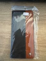 Schone Leder Etui fur Samsung Galaxy S21 Plus Schwarz/Braun