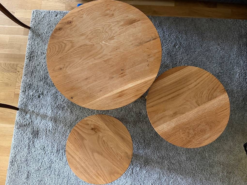 Tavoli: Lot de 3 tables basses rondes – Usato da Genève venduto da dvn_2czt 2