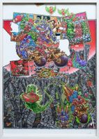 WON ABC Original Graffiti Paper&Rahmen