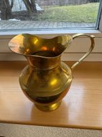 Antiker Krug aus Messing, Vintage Dekoration top!