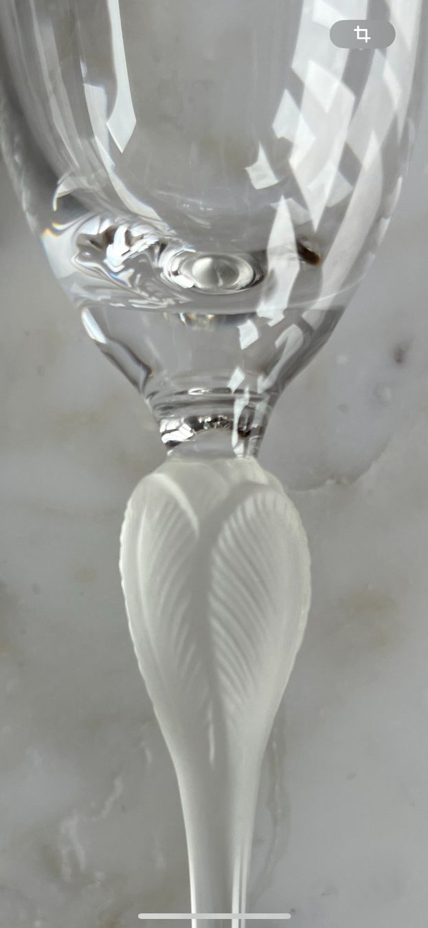 Bicchieri: Champagner/Sektkelche, Stiel in Tulpenform "frosted" – Usato da Bern venduto da cubus01 5