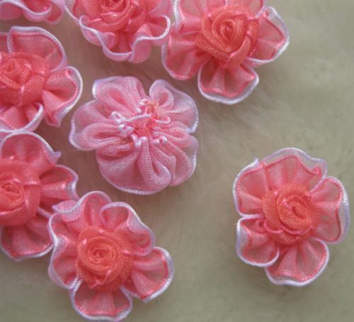 Lampade: Applique organza 2 tons 2.5 cm PEACH – Nuovo e nell'imballaggio originale da St-Imier venduto da goodber 1