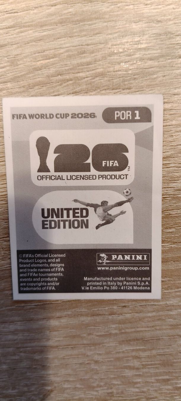 Panini Carte collezionabili: FIFA World Cup 2026 / POR 1 – Nuovo (secondo la descrizione) da Plan-les-Ouates venduto da col_vq9g 1