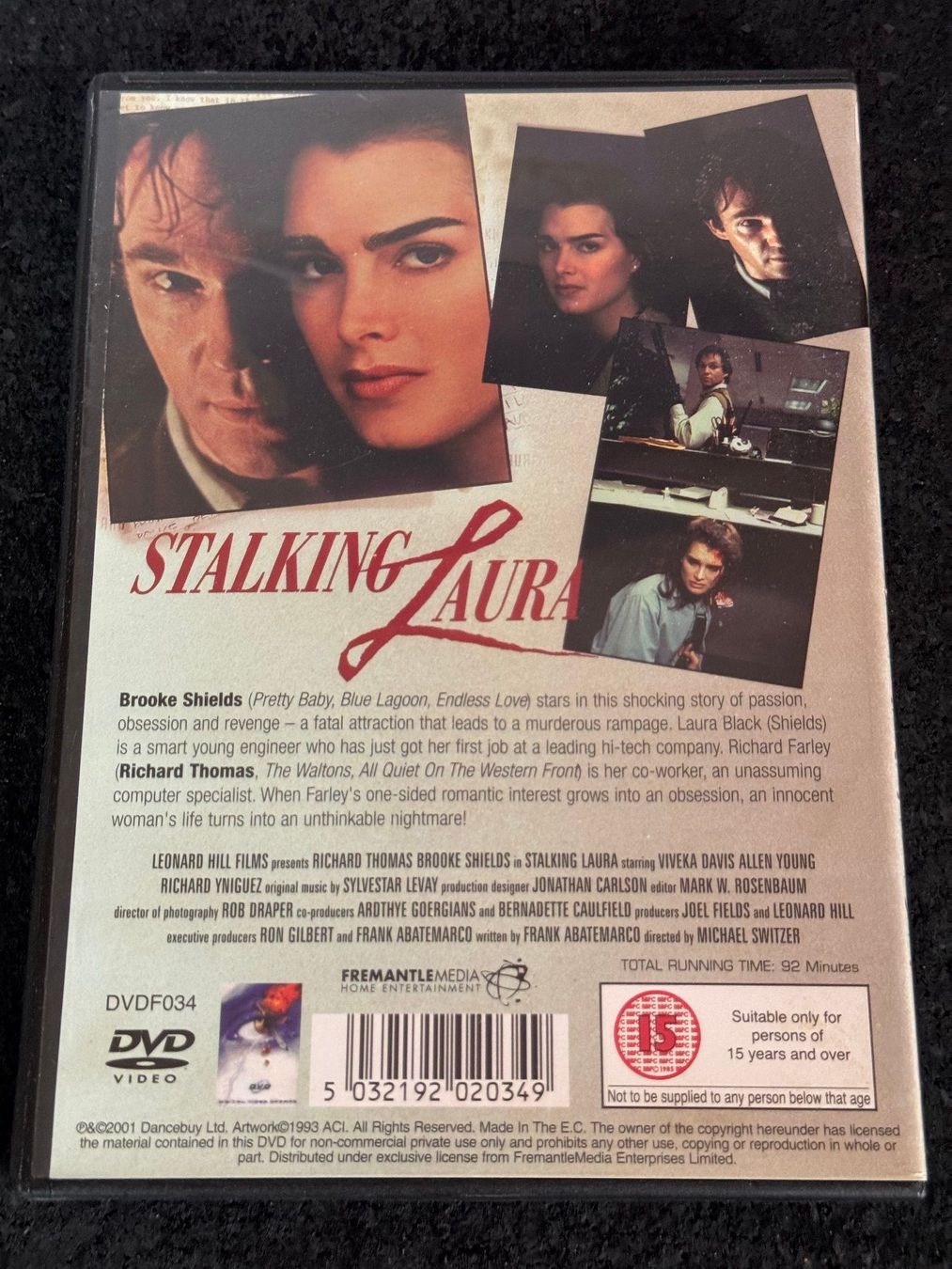 Tutti i DVDs: Stalking Laura DVD EN Richard Thomas - Brooke Shields – Usato da Fribourg venduto da tschjoly 1