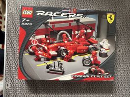 LEGO Racers Ferrari F1 Pit Set 8375 gebraucht mit Box