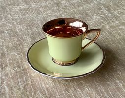 Elegante Mokkatasse mit Kupfer-Optik ☕ ✨Windsor Karlsbad