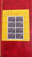 Briefmarken Block Pro Aero 1981 Schweiz gebraucht