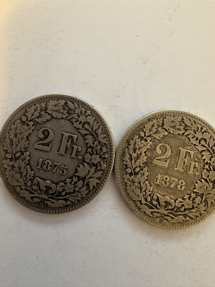 Alle Münzen: 2chf 1961/1910/1932 – Gebraucht aus Murten von Tzaugg