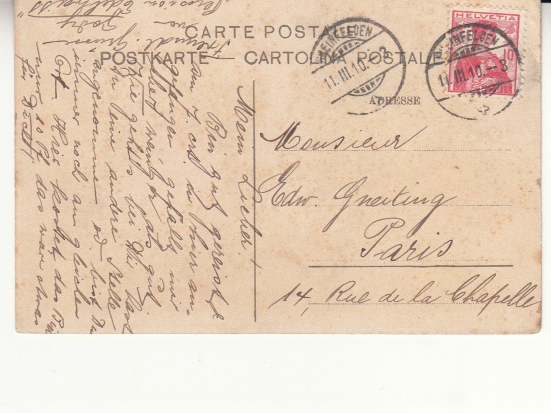 Ansichtskarten: Rheinfelden 1910 – Gebraucht aus Bürglen TG von StampGraf 1