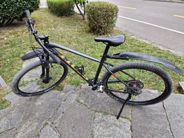 Mountainbike Scott Aspect schwarz gold gebrauchter Zustand