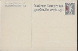 1921 PK Wertaufdruck rot verschoben sauber selten Top ab 1.-