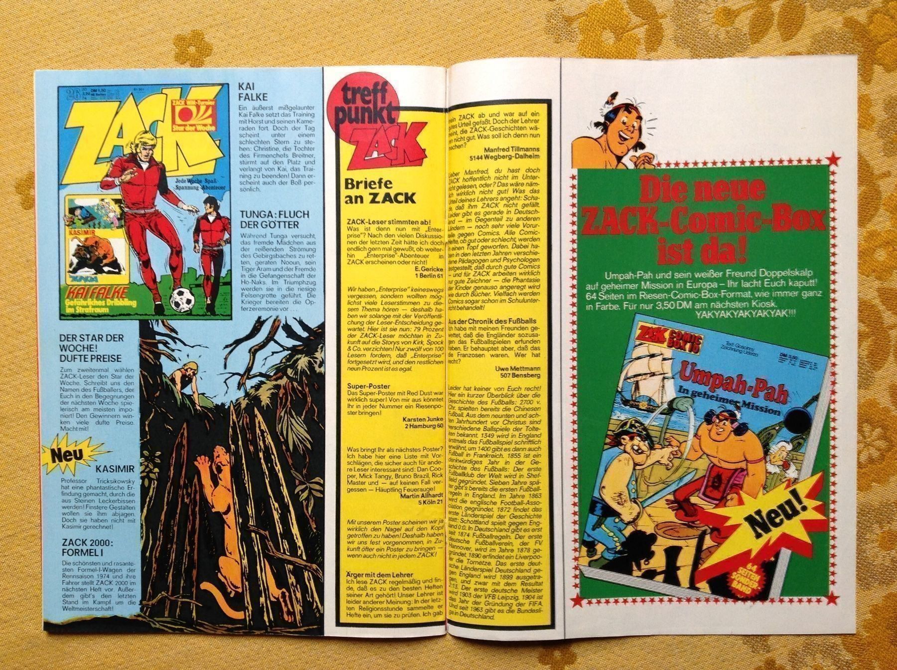 Fumetti: Zack Heft Nr 25 von 1974 – Usato da Endingen venduto da nathan05 8
