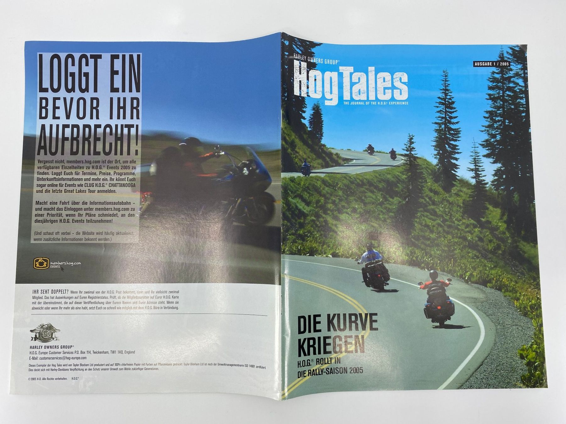 Riviste & Magazine: Harley Owners Group HOG Magazine  HogTailes 2005 – Usato da Langwiesen venduto da Restposten-24 1