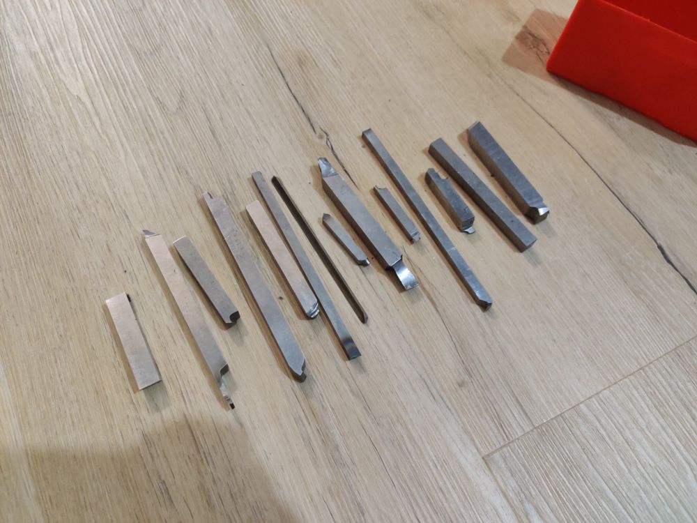 Lame burin de gravure carrée ou onglette pour burins Dick