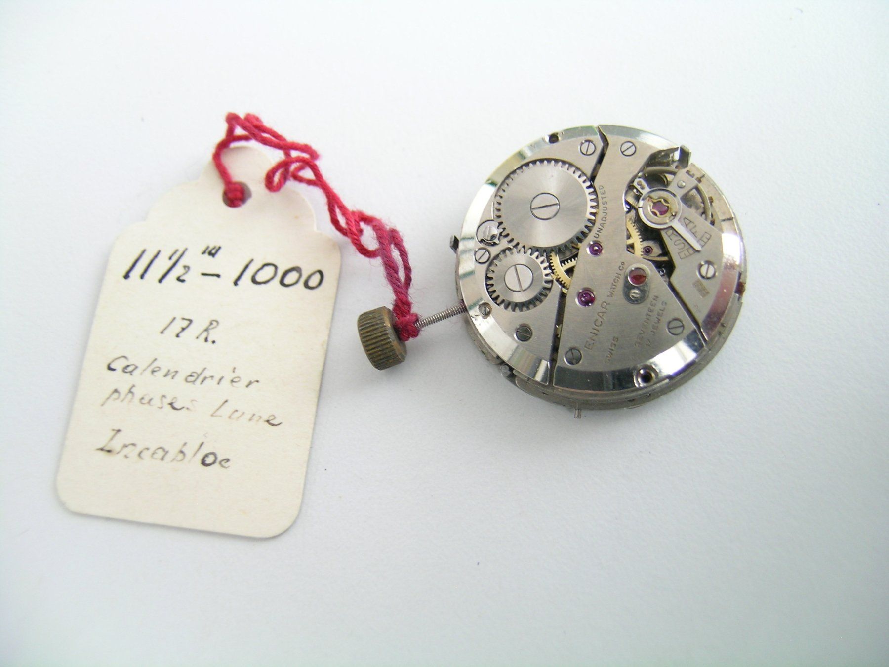 Enicar Orologi: ENICAR 1000: 1 Uhrwerk – Nuovo (secondo la descrizione) da Grenchen venduto da esa-9162-9164 1
