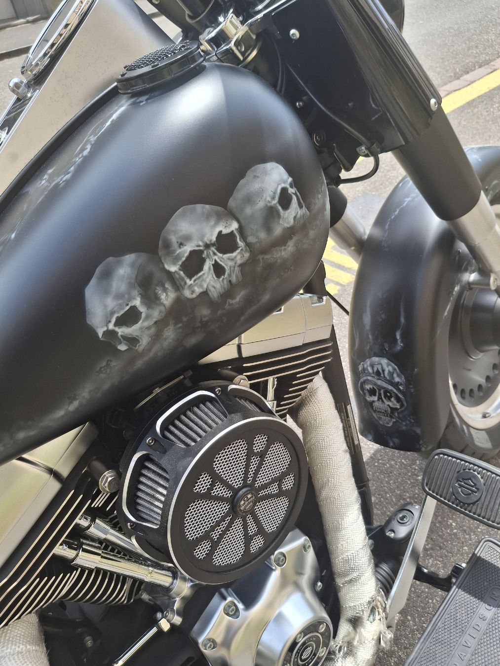 Harley-Davidson Chopper: Harley-Davidson fatboy 1585 – Usato da Birsfelden venduto da f69_v8ql 3