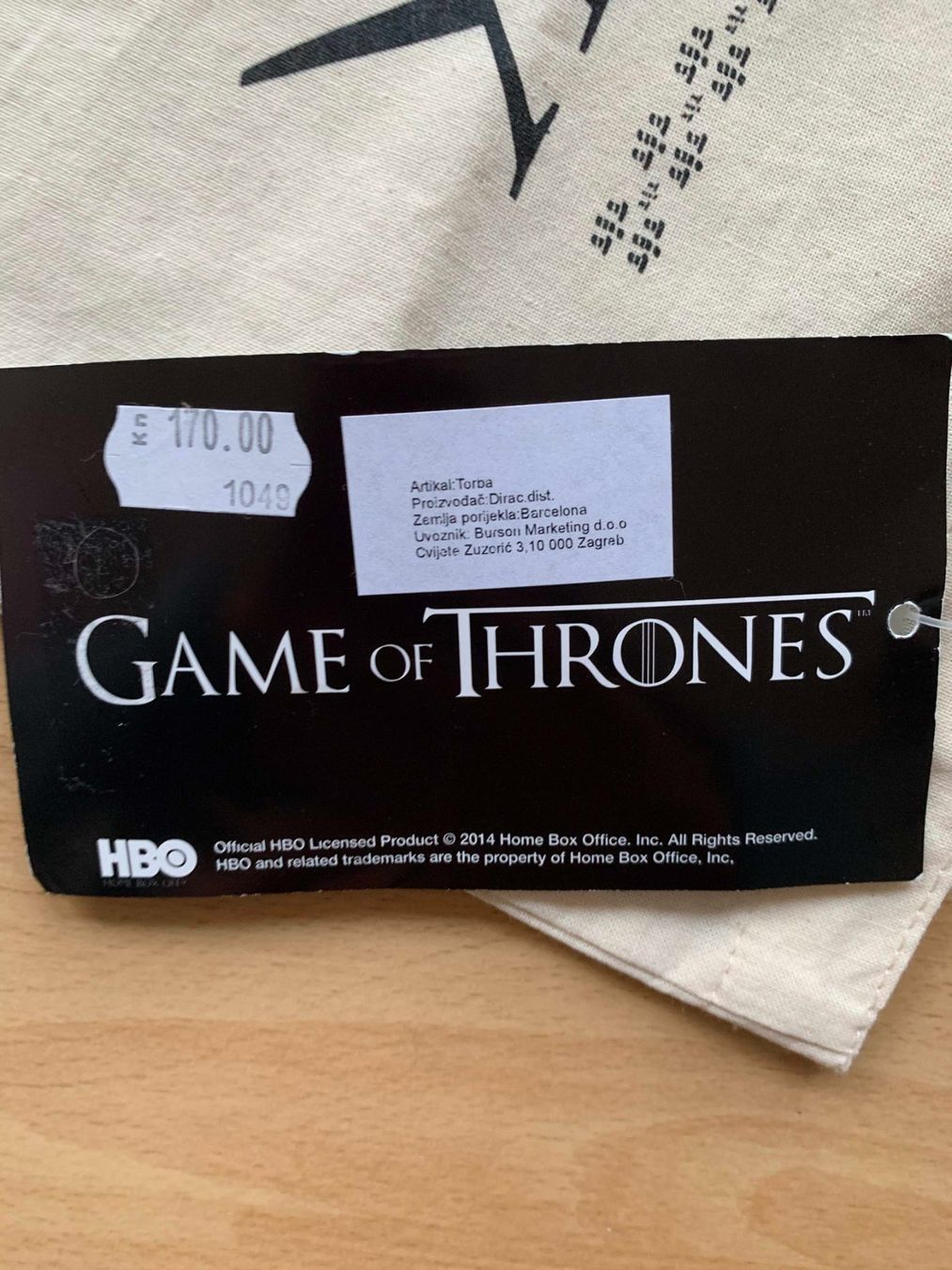 Borse: Game of Thrones Tote Bag – Nuovo e nell'imballaggio originale da Thalwil venduto da san_685y 2