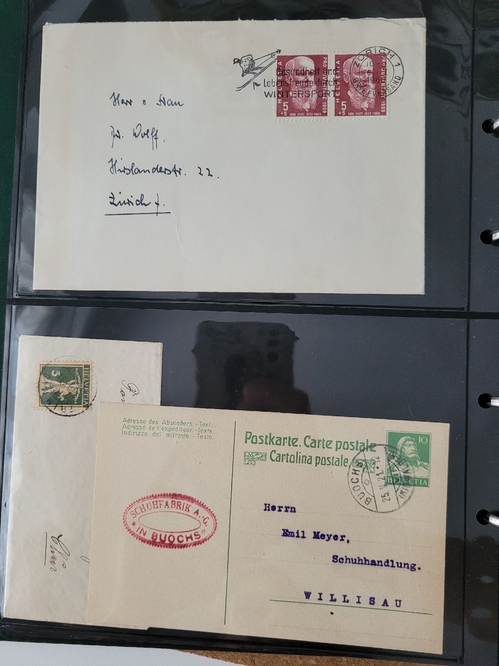 Tutti i francobolli: Belege – Usato da Inwil venduto da Flower2325