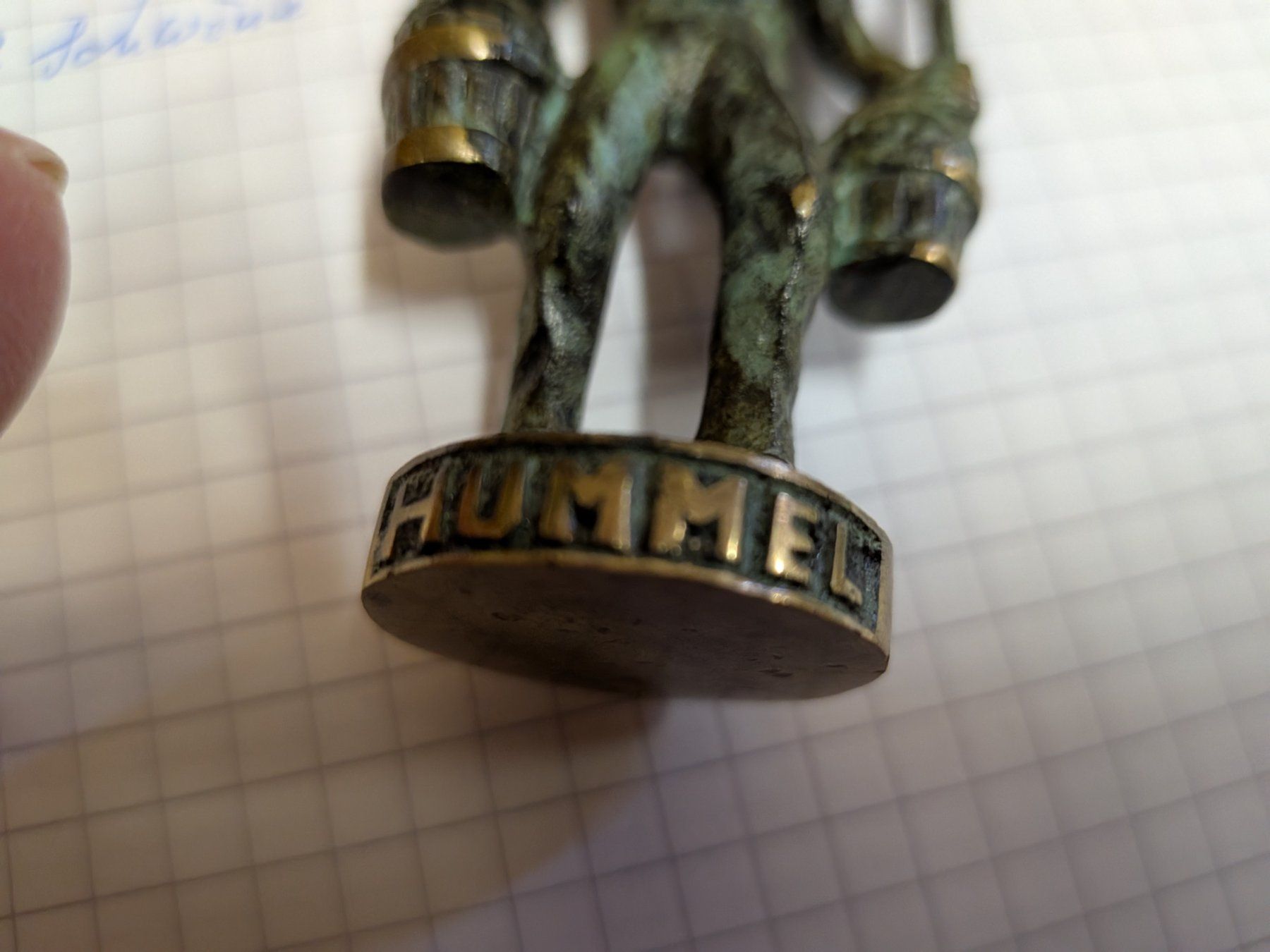 Hummel Statuette: Hummel Hamburg Bronzefigur – Usato da Schönenwerd venduto da kybi 3