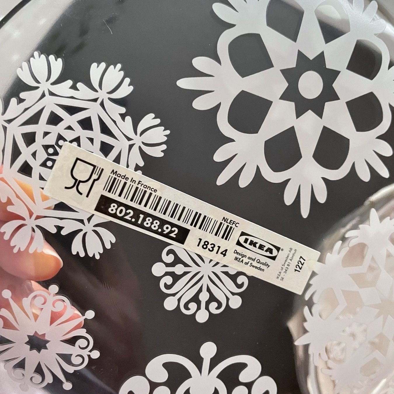 Ikea Assiettes: NEU: IKEA Teller 12stk mit Schneeflocken / Winter – Neuf avec emballage d'origine à Bellach par Dreamer2501 2