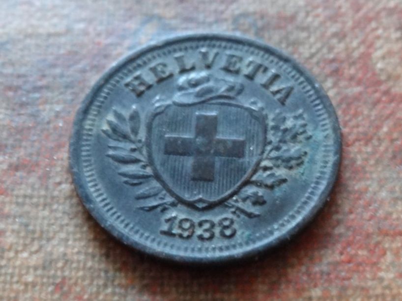Tutti le monete: 1 Rp. 1938   (A) – Usato da Romanel-sur-Lausanne venduto da Swift13