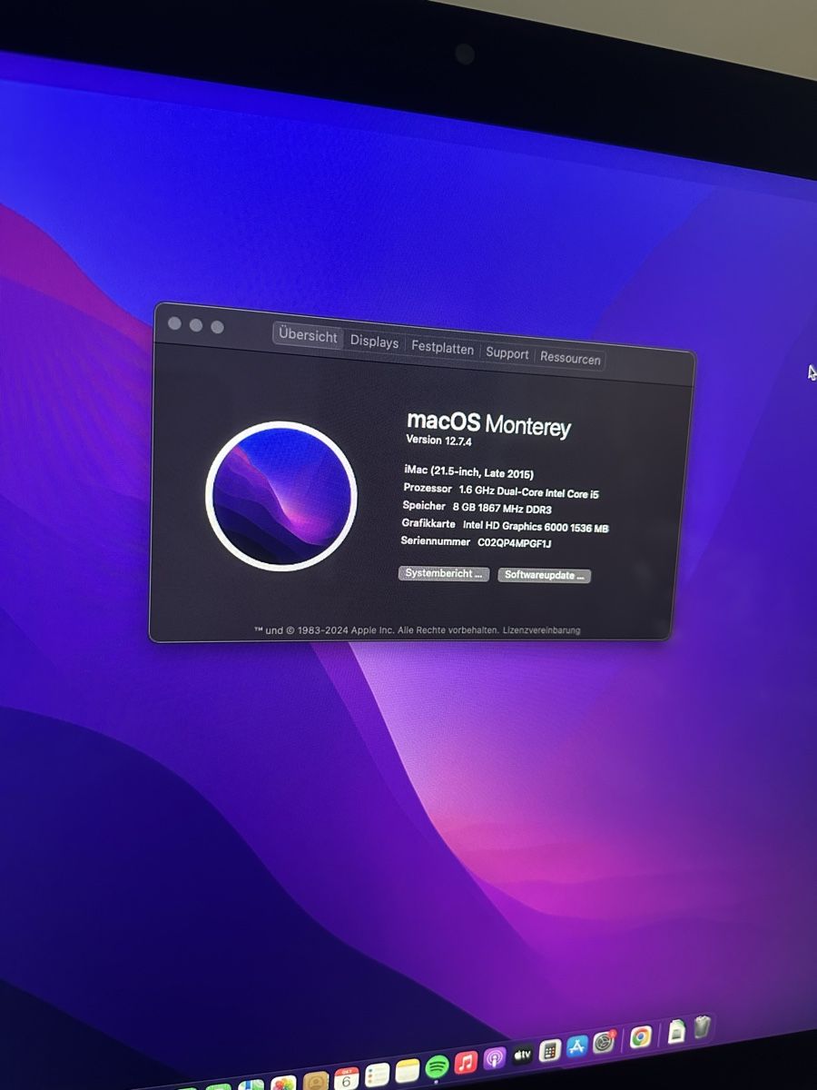 Apple PCs: Apple iMac 21.5", late 2015 – Gebraucht aus Steg im Tösstal von Kseat 4