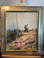Rudolf RUDI INDEN Ölgemälde Herbstlandschaft signiert gerahm