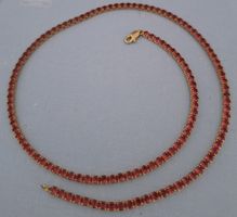 Zirconia Collier Silber 925 Vergoldet