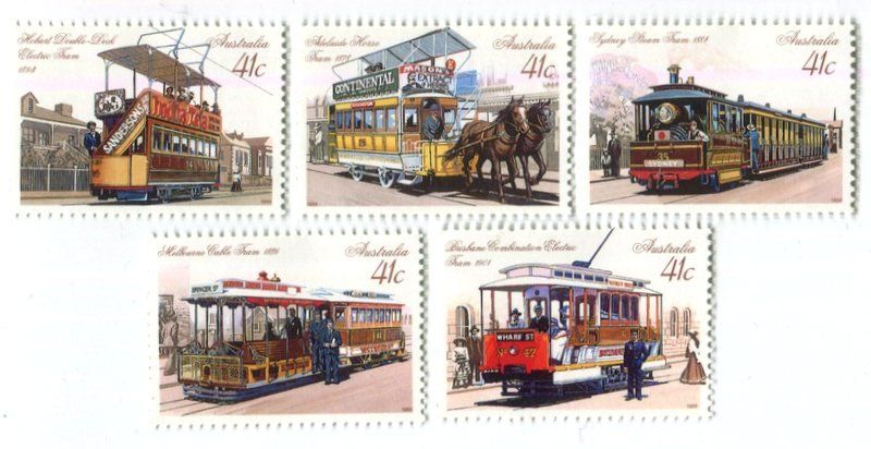 Alle Briefmarken: Briefmarken "Tram". Australien – Neu und originalverpackt aus Basel von Butsch5