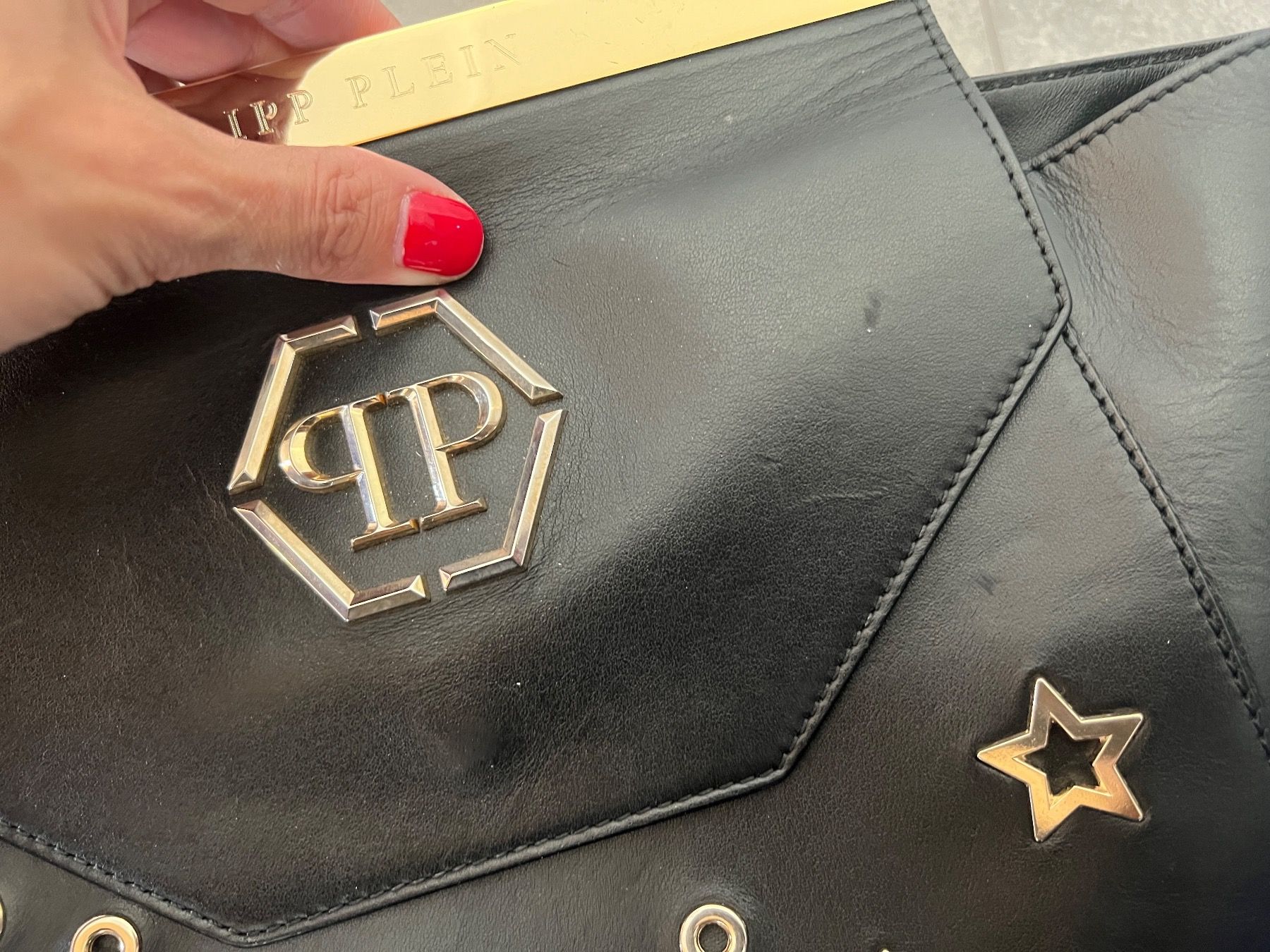 Philipp Plein Borse da donna: Philipp Plein Leather handbag – Usato da Cama venduto da UnleashdByAna 6